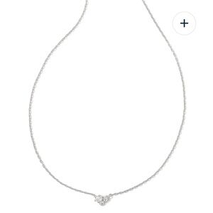 Kendra Scott Henry Short Pendant Necklace Silver NWT